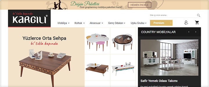 Mobilya Satış Siteleri Akıllı Eticaret Paketleri