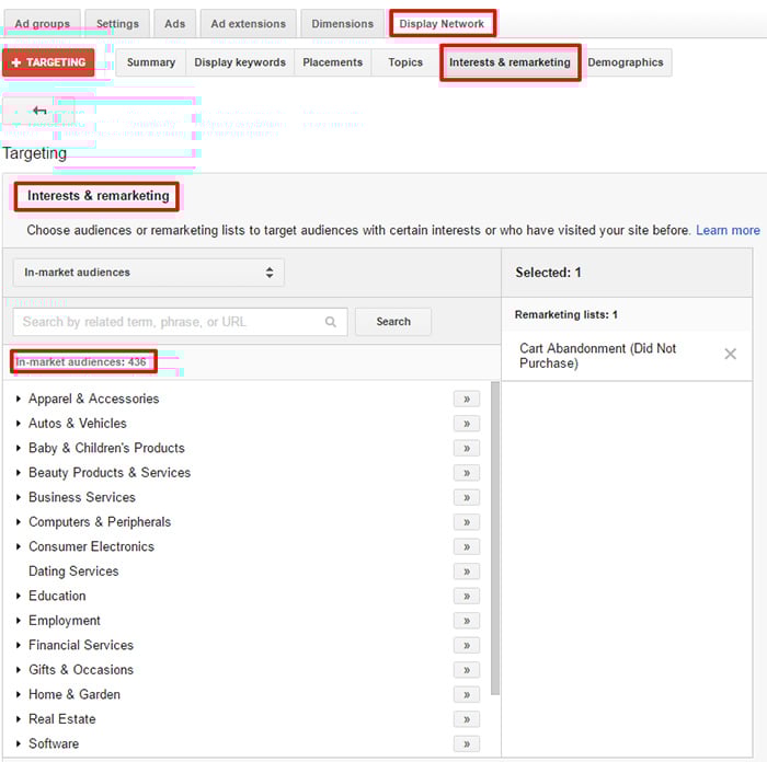 adwords-hedefleme